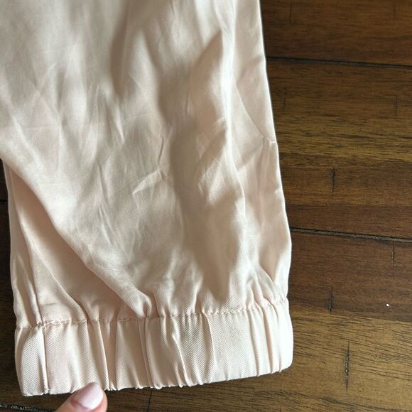 POL Peach Pink Tencel Rayon High Rise Joggers Pants Size Large - Picture 8 of 10